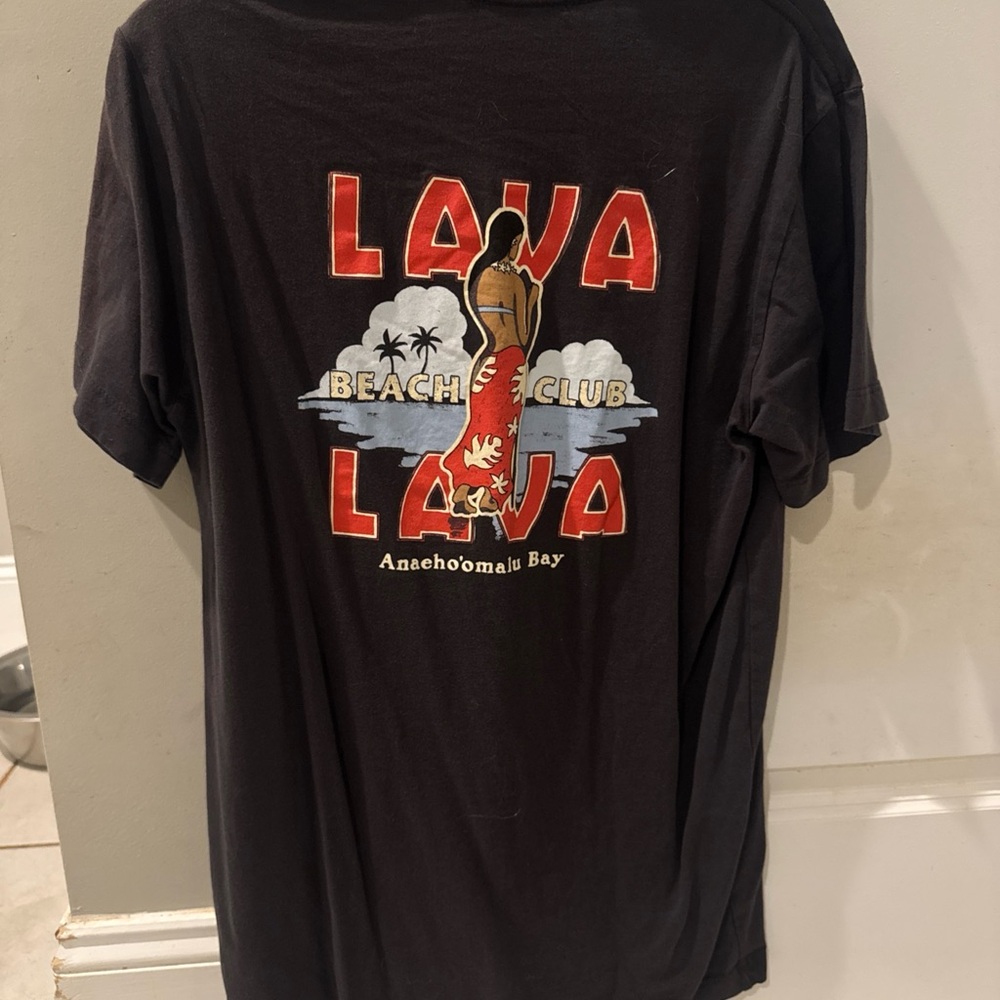 Lava Beach Club Grey T-Shirt